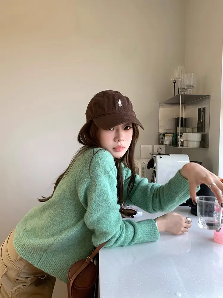 레트로 루즈핏 울 가디건 상세 이미지 2