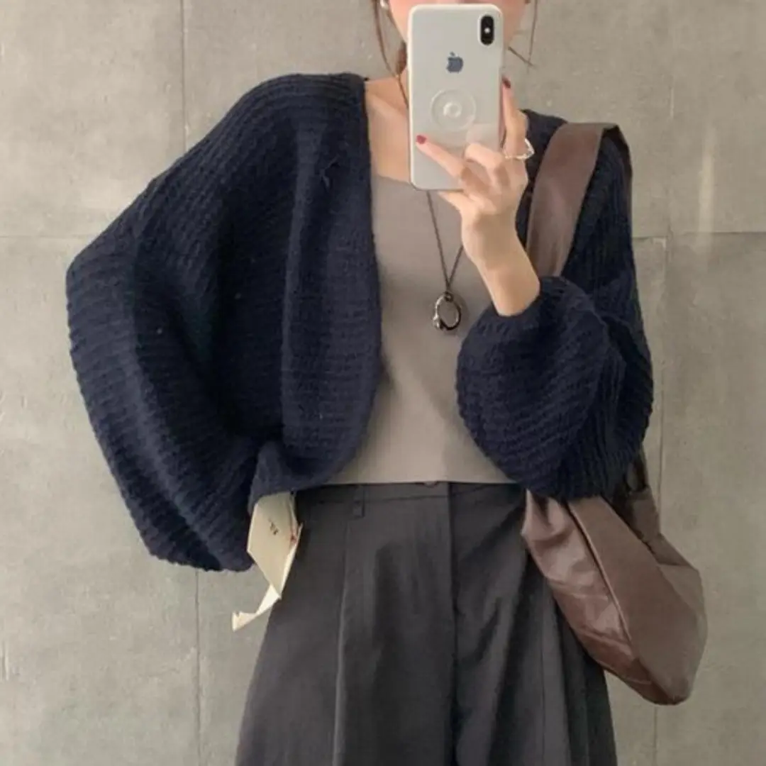 한국인기 루즈핏 울 가디건 상세 이미지 6