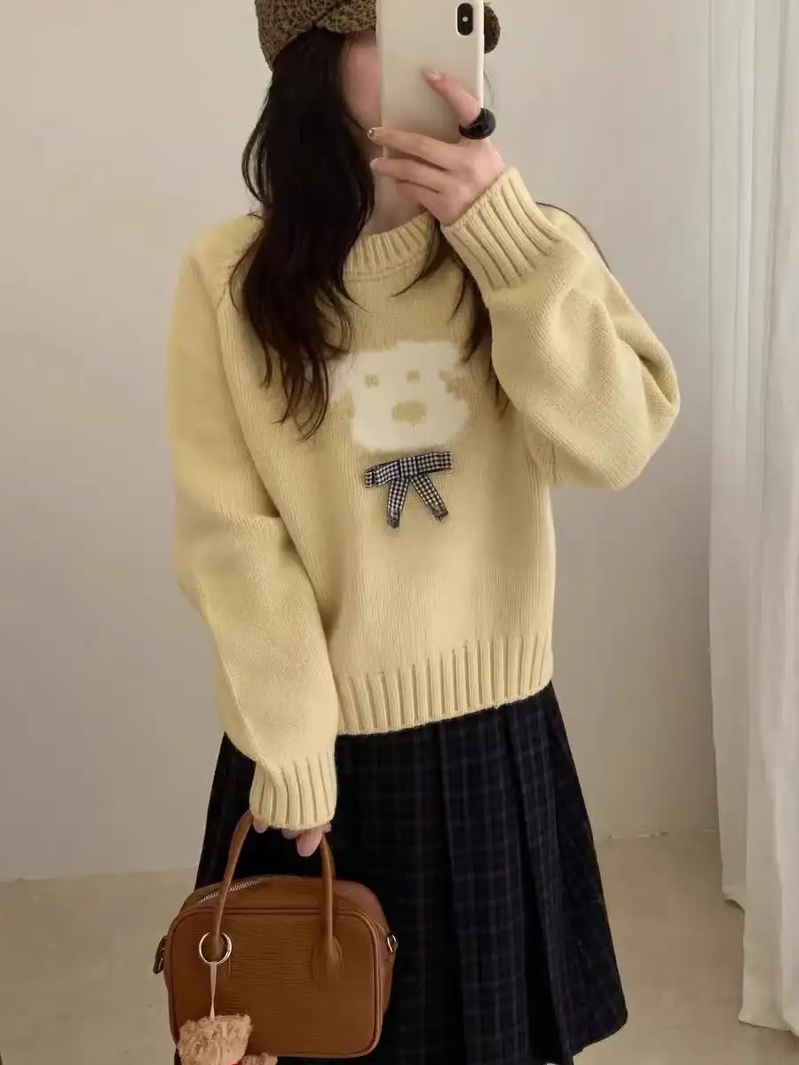 강아지 니트 스웨터 상세 이미지 4