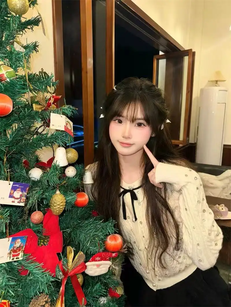 순수 울 라운드넥 긴소매 가디건 상세 이미지 19