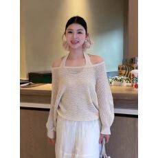 批发韩系多巴胺穿搭一整套夏季<b class='q'>女装</b>防晒罩衫挂脖吊带背心两件套装