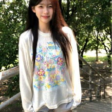 批发2026夏季新款高品质180克亚麻雪花防晒打底衫罩衫透气