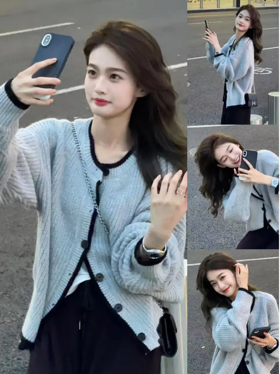 디자인감 루즈핏 울 가디건 상세 이미지 7