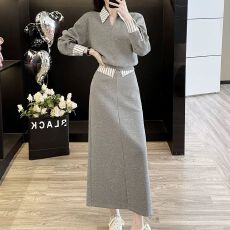 批发6357/现货 秋穿搭一整套卫衣套装2025新款高级感半身裙巨好看套装