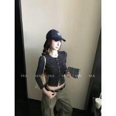 批发Skk Store Paris高定时装周 260G复古千金小香外套精致打扮的松弛