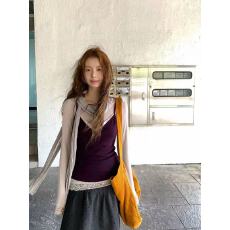 批发红人馆内搭打底衫女早秋2026新款长袖<b class='q'>t</b><b class='q'>恤</b>韩系穿搭修身设计感上衣