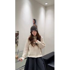 韩系慵懒华夫格毛衣开衫女秋冬立领拉链宽松短款针织外套