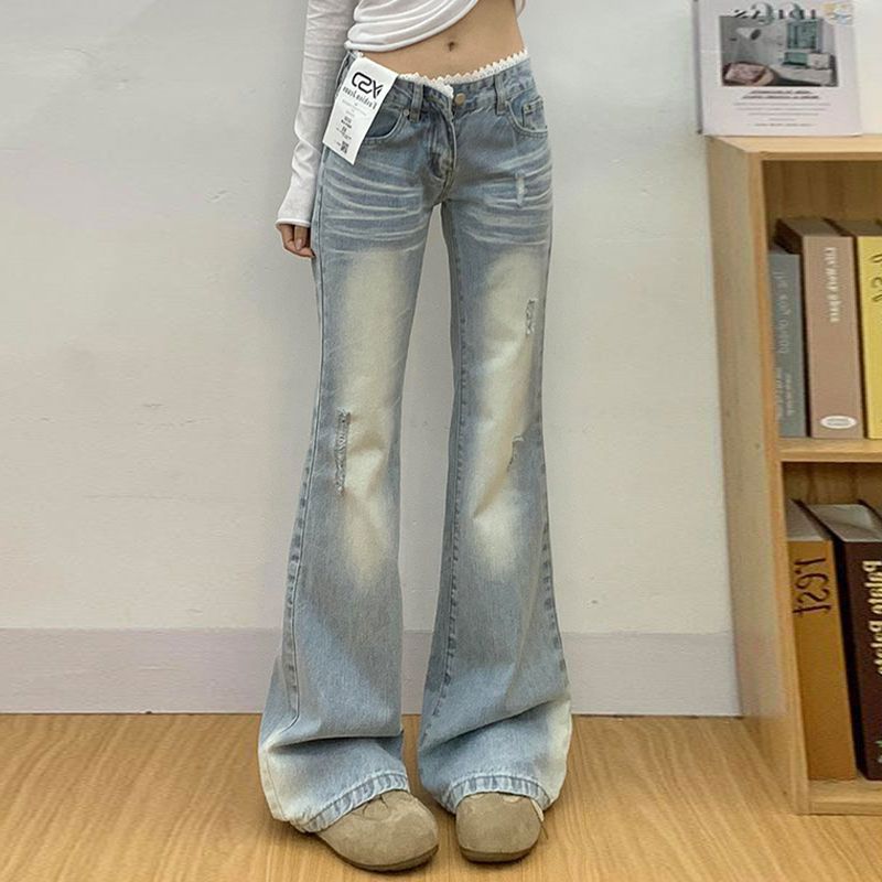 FA34429# 牛仔裤女夏季...