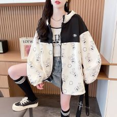 批发实拍2025冬装华棉复<b class='q'>天鹅</b>绒大码加绒加厚双层帽中长款卫衣外套女