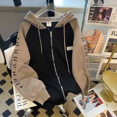 批发实拍2025冬装华棉复<b class='q'>天鹅</b>绒大码刺绣加绒加厚开衫连帽外套卫衣女