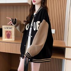 批发秋装仿华棉复牛奶丝大码胖mm<b class='q'>女装</b>外套薄款棒球服卫衣女