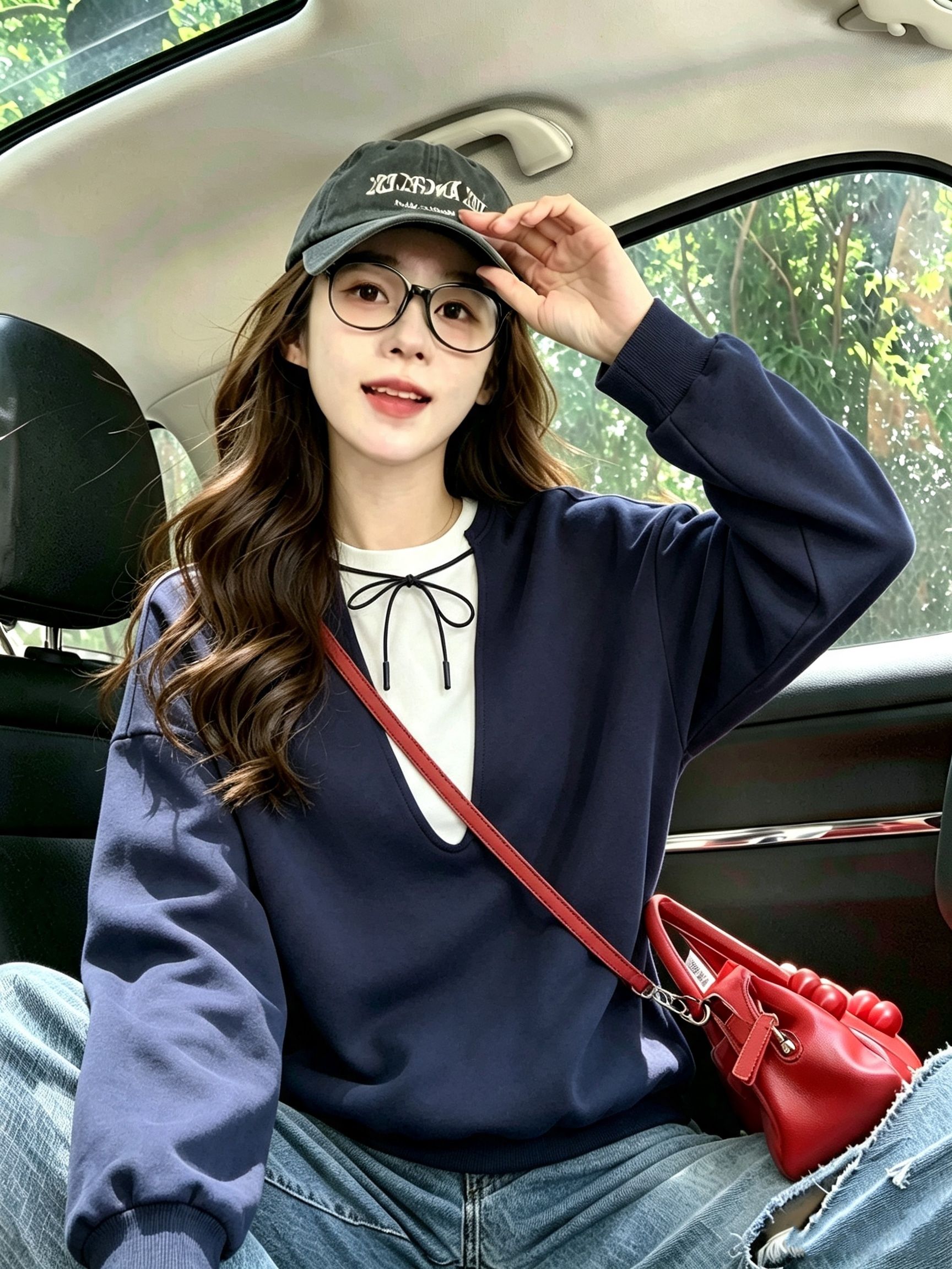 BY35340# 秋冬装原版质量大码假两件撞色卫衣女 服裝批發女裝批發服飾貨源