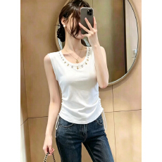 批发实拍大码圆领短袖t恤女2026新款爆款设计绝美小衫<b class='q'>夏</b>漂亮掐腰上衣