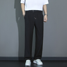 批发2025夏季<b class='q'>男士</b>新款通勤裤日系垂感小西裤宽松阔腿百搭<b class='q'>西装</b><b class='q'>休闲</b>裤