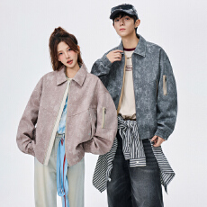 批发2025新款男士外套春秋季潮牌韩版帅气立领休闲百搭工装男夹克大码