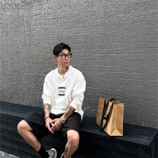 批发纯棉260克重磅t恤男士长袖2025新款美式打底衫上衣春秋款秋季男装