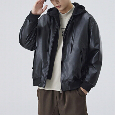批发2025冬季新款棉服男连帽宽松休闲百搭加厚面包服帅气户外棉袄外套