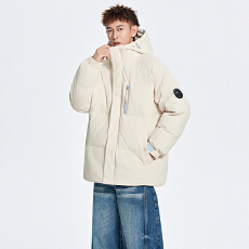 批发2025冬季新款棉服男连帽宽松休闲百搭加厚面包服帅气户外棉袄外套