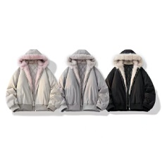 批发2025年秋季新款<b class='q'>棉衣</b>日系潮流松弛加厚棉服男美式高街外套上衣