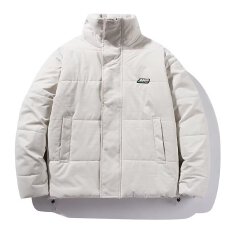 2025绣标立领棉服保暖加厚棉衣冬季男港风日系ing面包服