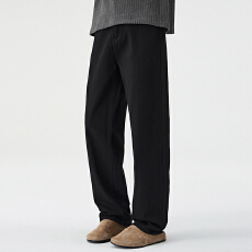 批发2025年新款秋冬牛仔裤潮流宽松直筒休闲百搭长裤子