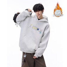 批发男情侣日系宽松连帽衫外套上衣2025秋冬新款国潮牌卫衣