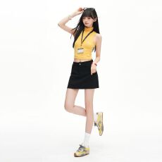 批发2026春夏新款<b class='q'>半身裙</b>女A字裙辣妹包臀短裙高腰显瘦裙子