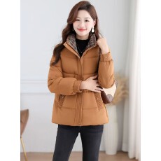 批发新款羽绒<b class='q'>棉衣</b>时尚洋气棉服<b class='q'>中年</b>女装棉袄立领保暖外套