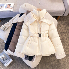 批发韩版大码棉服<b class='q'>胖妹妹</b>冬季新款韩版宽松加厚面包服小个子棉衣