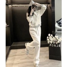 批发运动套<b class='q'>装</b>女 新款秋季时尚网红<b class='q'>气质</b>宽松连帽卫衣卫<b class='q'>裤</b>休闲两件套
