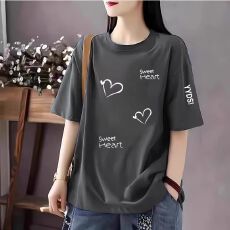 批发<b class='q'>韩版</b>大码短袖<b class='q'>T</b><b class='q'>恤</b>女纯棉印花女上衣年新款夏装宽松体恤ins超火