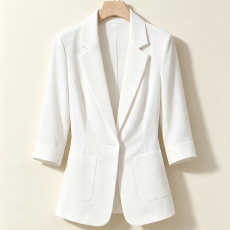 批发小西装外套女薄款防晒2026新款韩版AL职业西服外套短款夏<b class='q'>百搭</b>