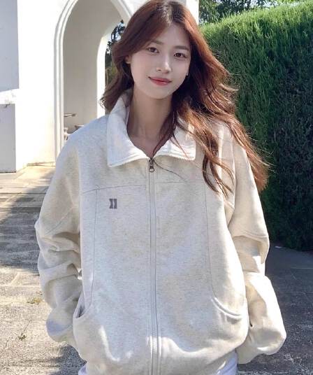 한국 스타일 면 복합 스탠드 칼라 오픈 가디건 후드티 여성 코트 아메리칸 느긋한 chic 캐주얼 재킷 지퍼 맨위