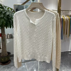 批发针织衫女糖果色开衫麻花春秋新款纯色毛衣外搭春装百搭长袖上衣