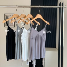 批发Xzichic BM风纯棉亲肤长袖针织衫女宽松无领百搭绑带短袖开衫上衣