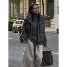 批发秋冬新款百搭棉服马甲女短款外穿加厚保暖<b class='q'>背心</b>小个时尚马夹外套