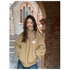 批发美式羊羔毛绒冲锋衣外套女2026冬季新款休闲百搭棒球棉<b class='q'>服</b>夹克
