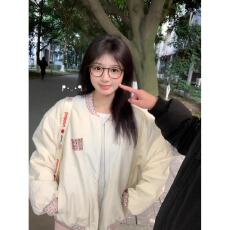 批发秋冬新款夹棉棉服男棒球服棉衣韩系加厚棉袄情侣百搭宽松厚款外套