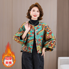 批发实拍宽松外搭新中式短外套时尚洋气上衣2026春季新款百搭国风外套