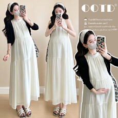 批发实拍~2025秋季新款韩版时尚显瘦减龄吊带裙+防晒开衫两件套装