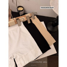 批发实拍~<b class='q'>夏</b>季纯色包臀舒适透气中高腰女士小平角裤打底内裤安全裤