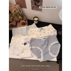 批发实拍实价 日系可爱甜美少女中腰纯棉<b class='q'>内裤</b>女<b class='q'>三角</b>裤4条装