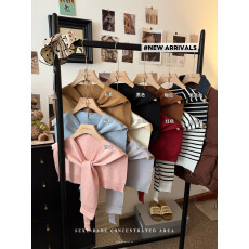 实拍秋冬新款时尚百搭洋气条纹系带小披肩包芯纱针织外搭围巾