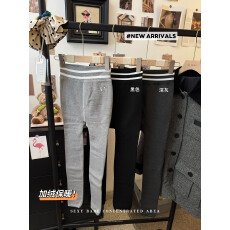 批发实价实拍打底裤女外穿秋<b class='q'>冬</b>季加绒保暖裤加厚显瘦小脚裤紧身裤女