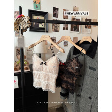 批发实拍～冬季纯欲<b class='q'>蕾丝</b><b class='q'>吊带</b><b class='q'>背心</b>女内搭修身显瘦打底上衣