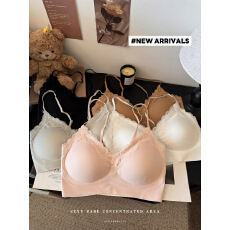 批发实拍~<b class='q'>日系</b>夏季性感蕾丝聚拢无钢圈文胸少女胸罩收副乳<b class='q'>内衣</b>