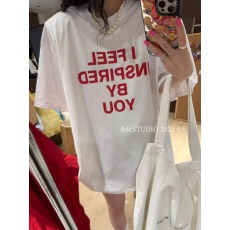 官图 21支纯棉-210克100%棉 夏装慵懒宽松卡通印花短袖T恤韩系