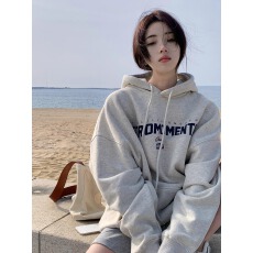 批发官图 实价 仿棉华棉复合-薄款310g加绒400g 连帽<b class='q'>卫衣</b>女秋冬