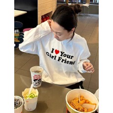 批发官图 21支纯棉-210克100%棉 春装长袖T恤女宽松<b class='q'>上衣</b>印花