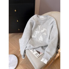 批发<b class='q'>韩国</b>外贸 华棉复合 薄款/加绒 卫衣女拼接<b class='q'>蕾丝</b>绣花刺绣